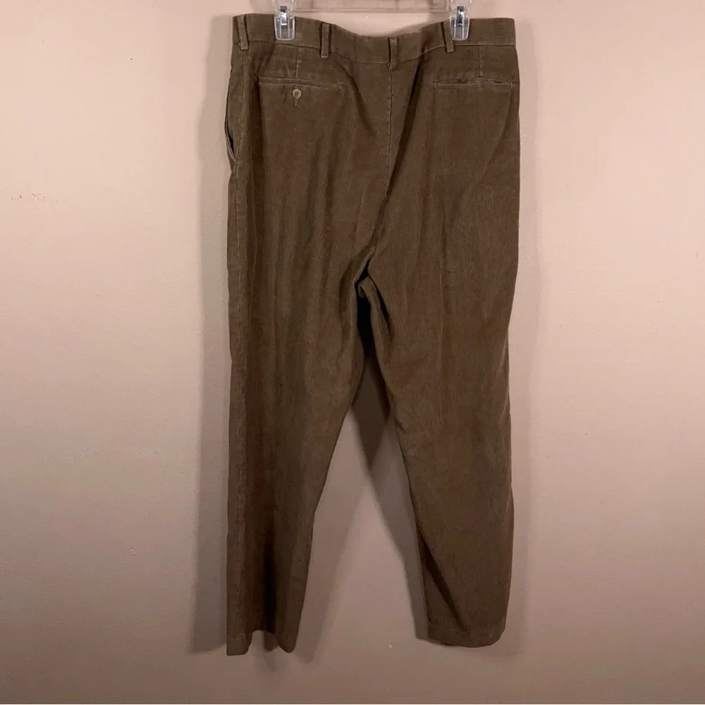 40X31 Haggar Vintage 90s Beige Tan Corduroy Dress Pants Academia